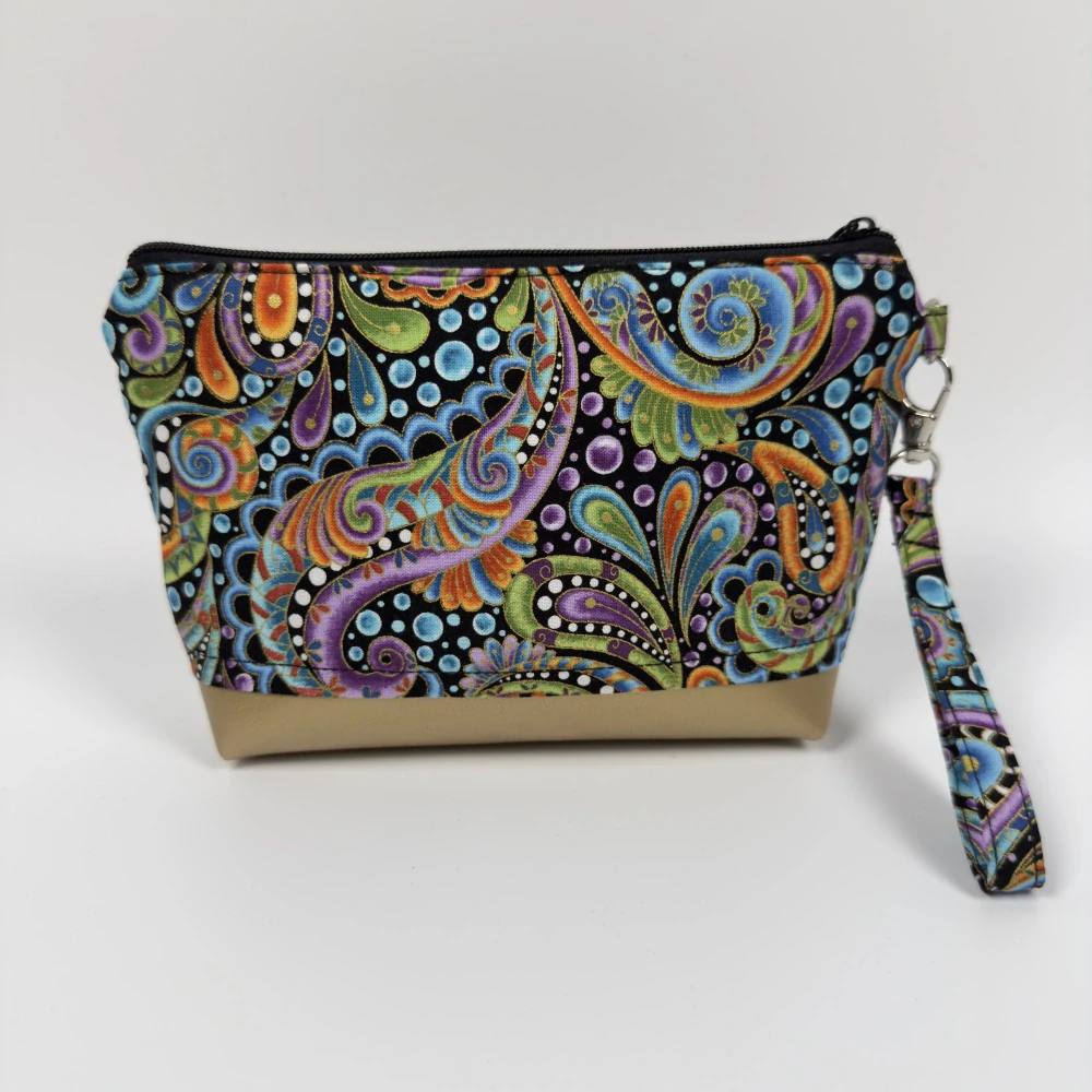 Kosmetická taštička paisley multicolor - menší