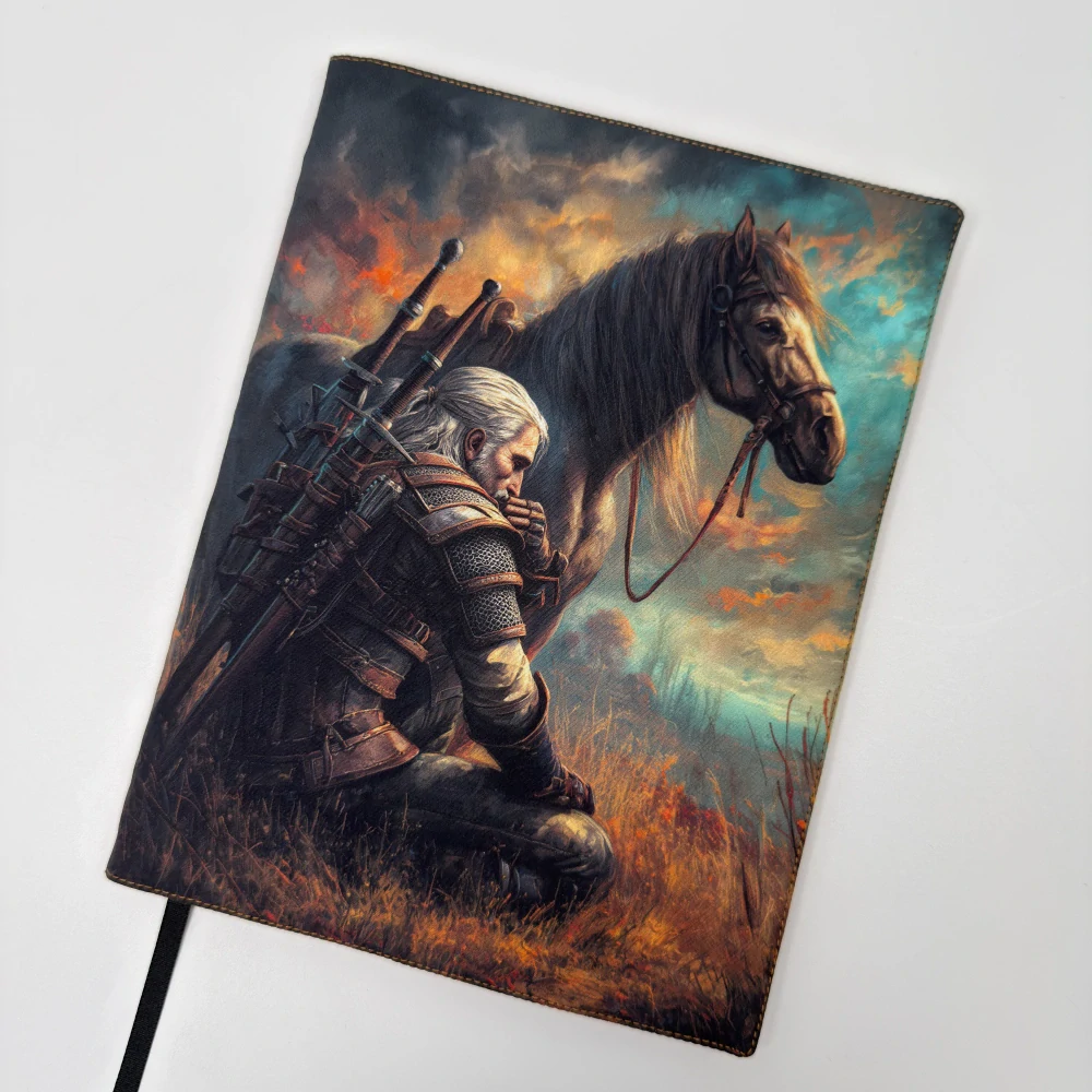 Zaklínač na cestě – fantasy obal na knihu, velikost M plus