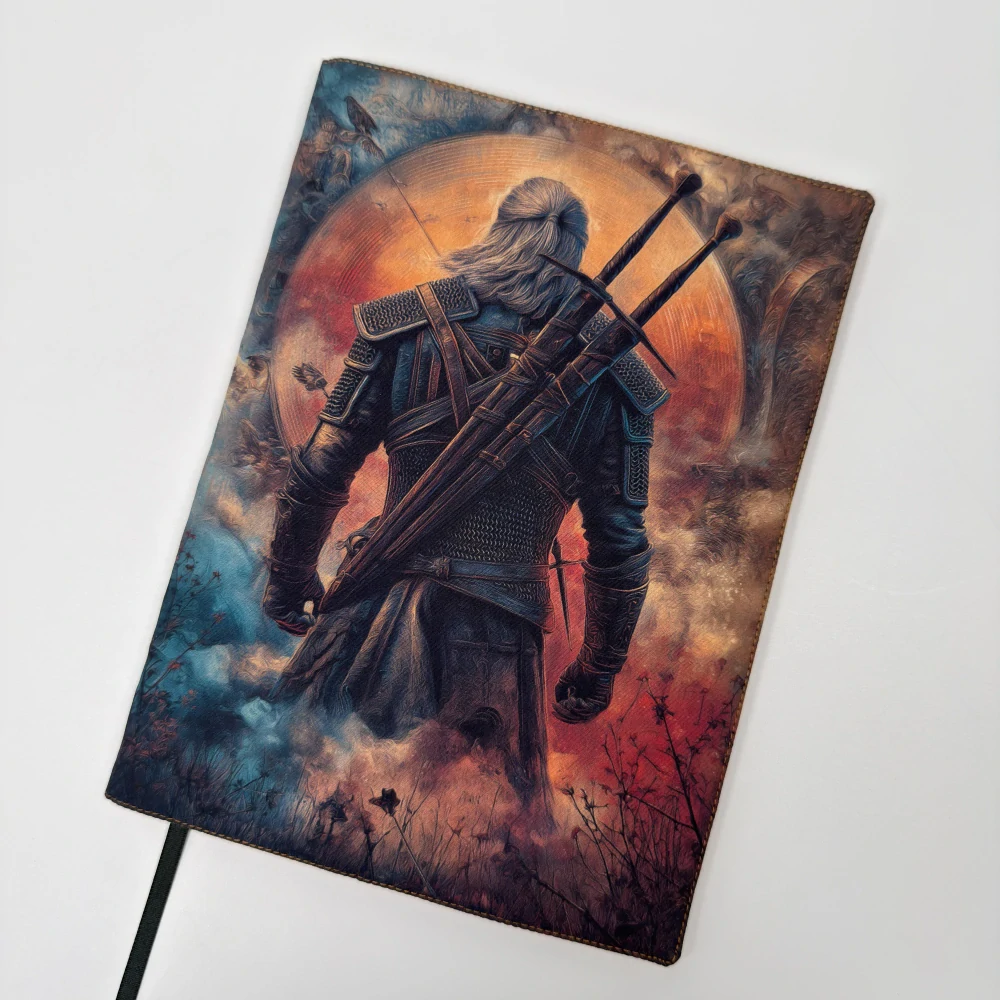 Lovec za úplňku – fantasy obal na knihu, velikost M plus