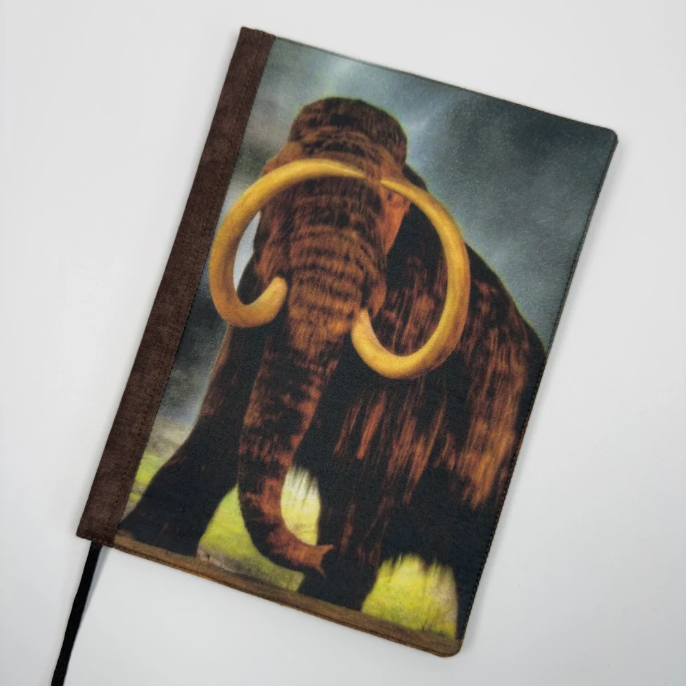 Látkový obal na knihu - Mamut, velikost L