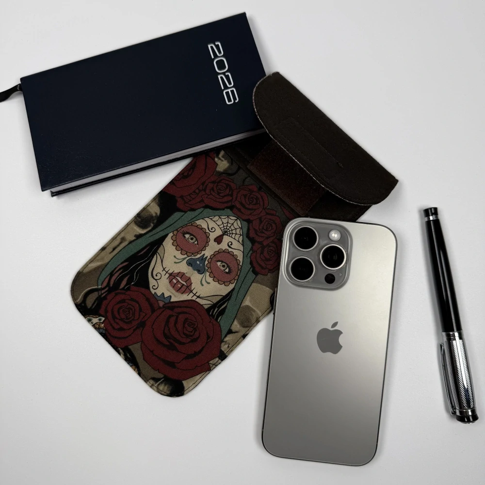 Pouzdro na mobil - Temná elegance VI.