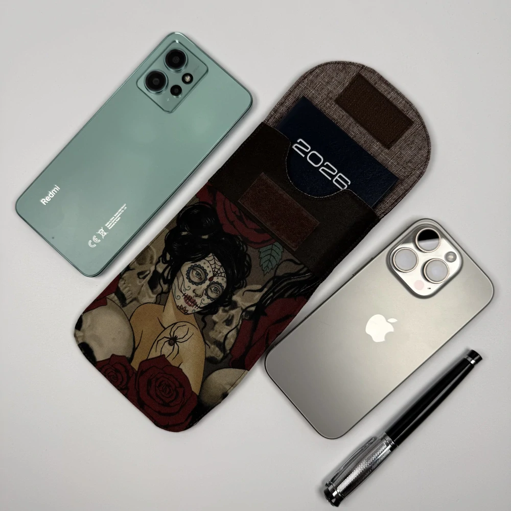 Pouzdro na mobil - Temná elegance VII.