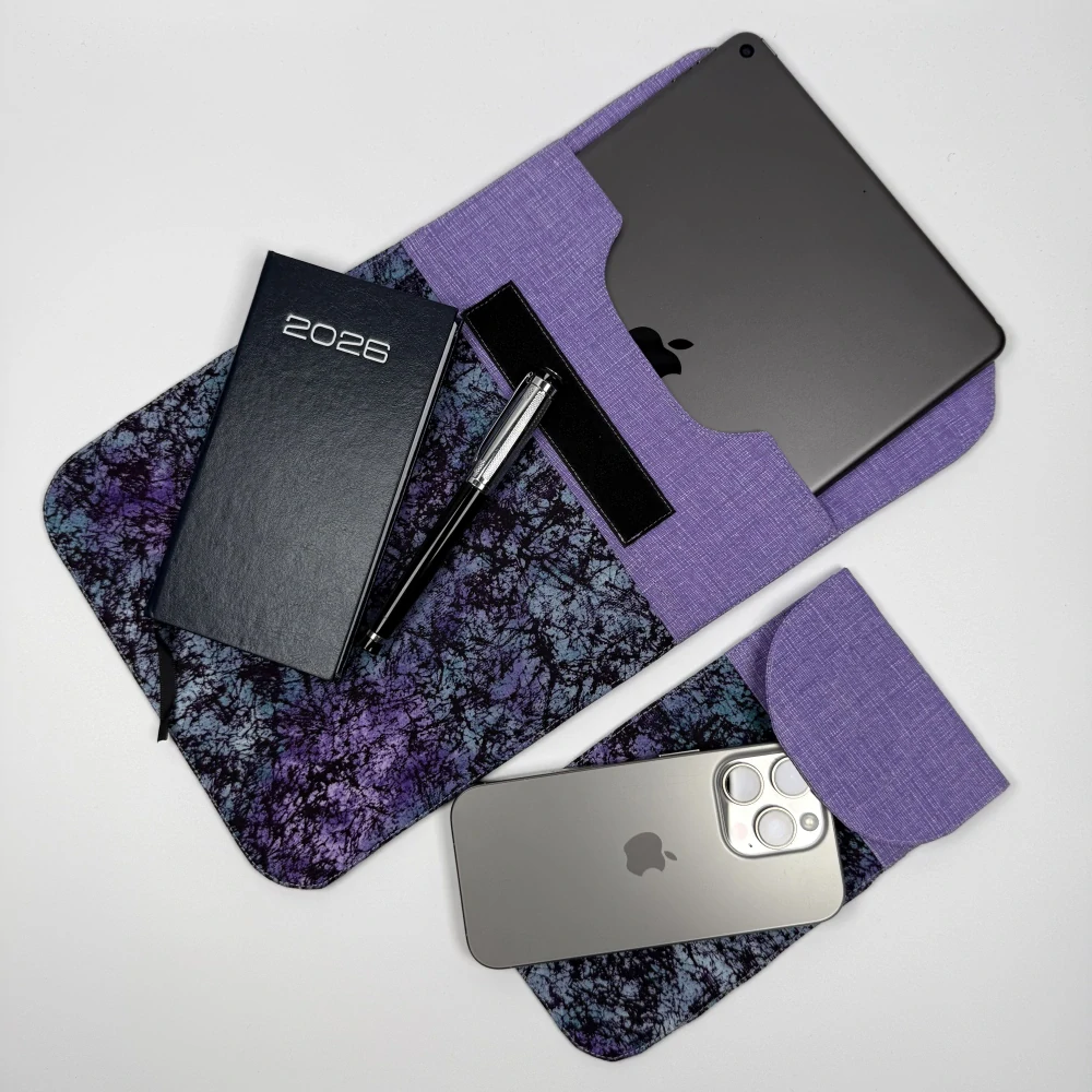 Pouzdro na tablet - Barvy do fialova