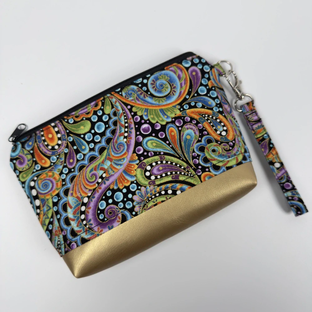 Kosmetická taštička paisley multicolor - menší