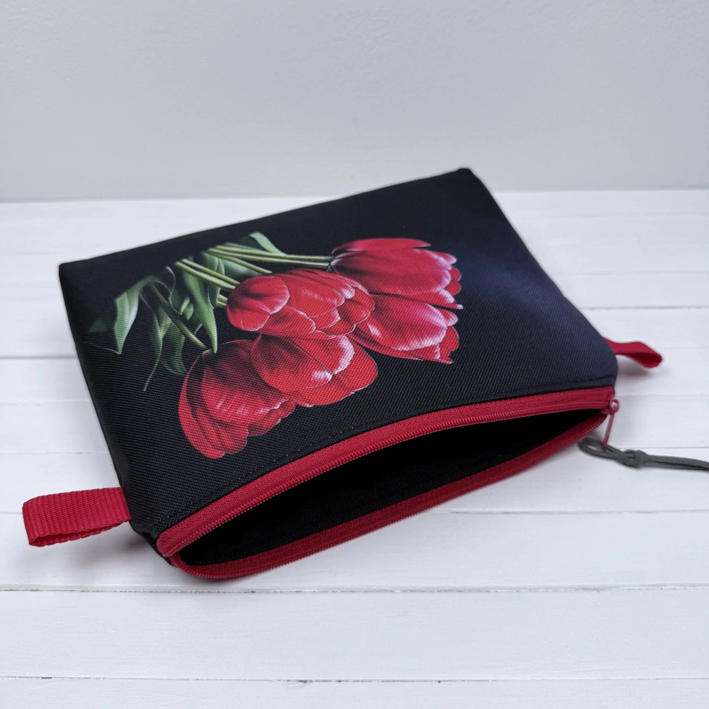 Kosmetická taštička - tulipány
