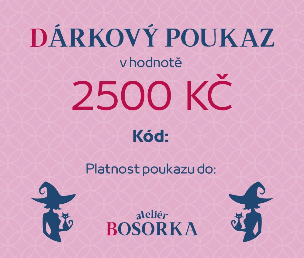 Dárkový poukaz v hodnotě 2500 Kč.