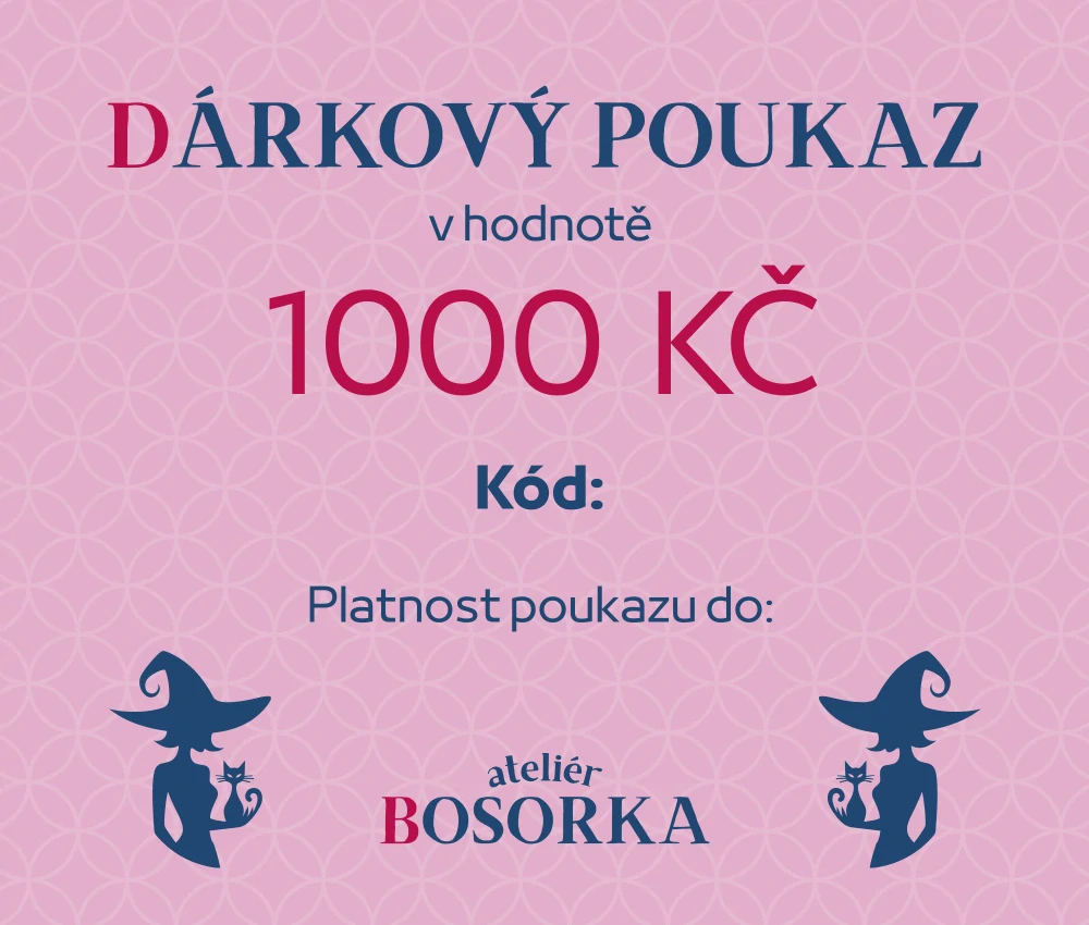 Dárkový poukaz v hodnotě 1000 Kč.