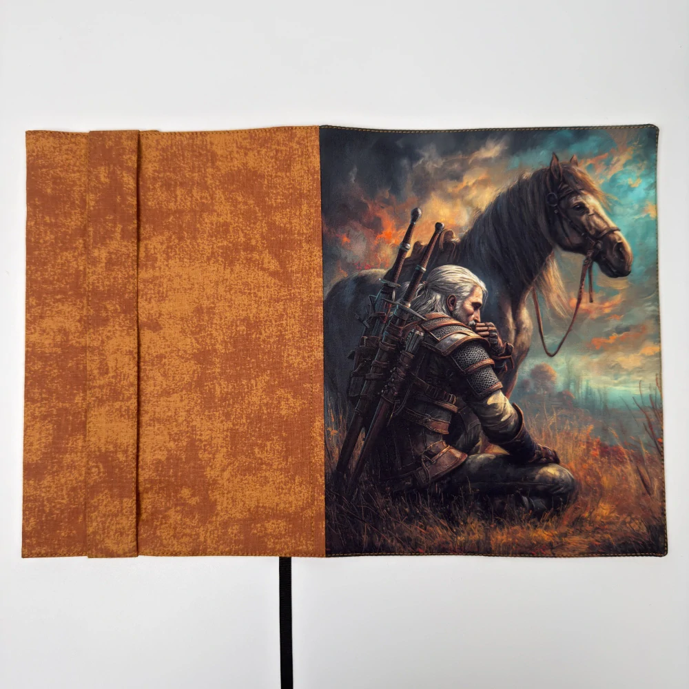 Zaklínač na cestě – fantasy obal na knihu, velikost M plus