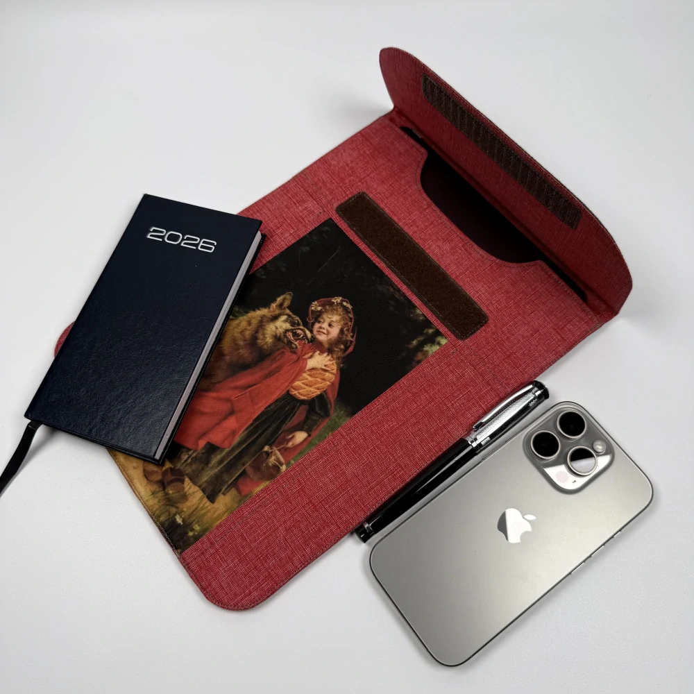Pouzdro na tablet - Červená Karkulka (reprodukce obrazu)