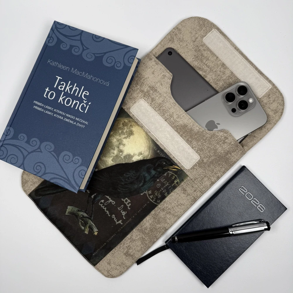 Pouzdro na tablet - Havran