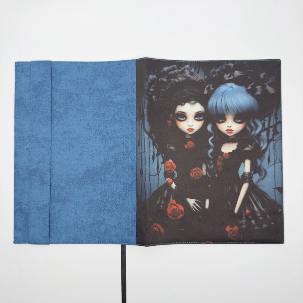 Nastavitelný obal na knihu – V gothic stylu, velikost L