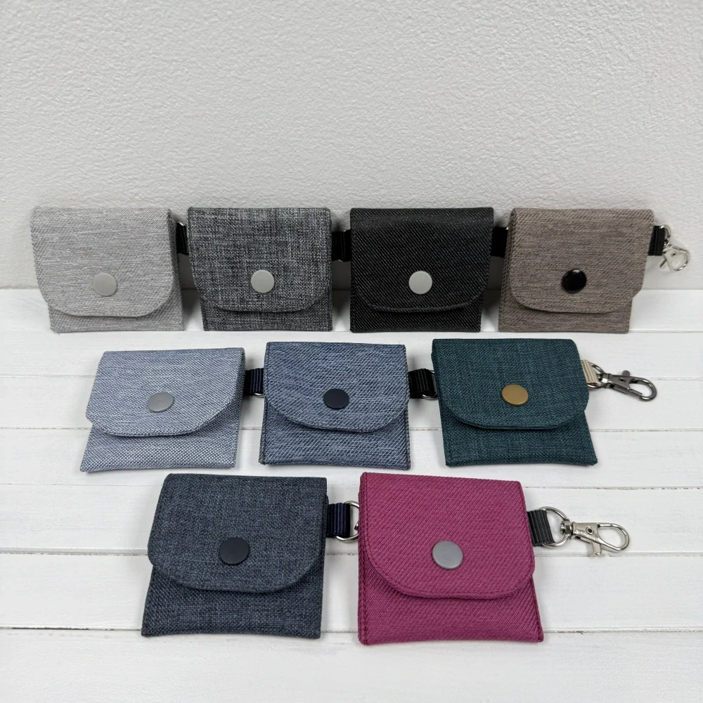 Mini kapsička - tmavá modrá, imitace jeans