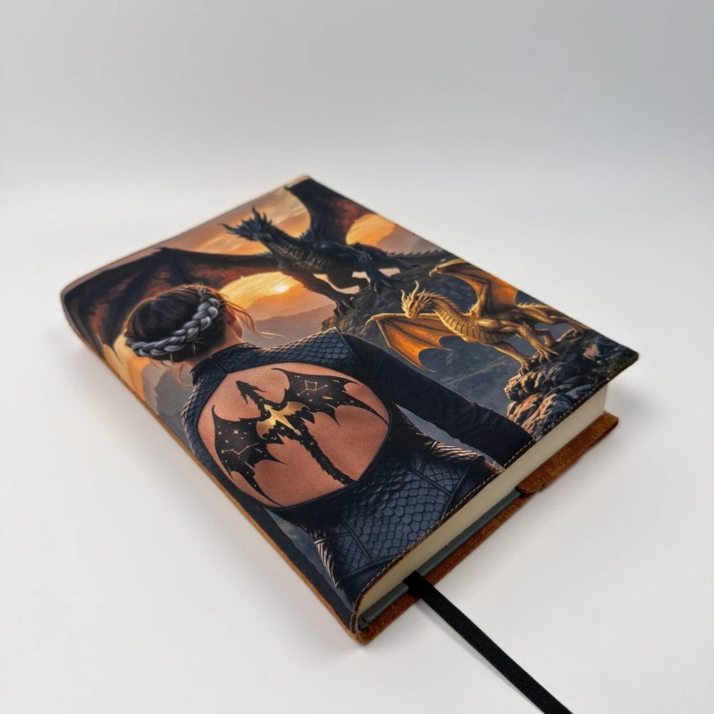 Dračí znamení – fantasy obal na knihu, velikost M plus