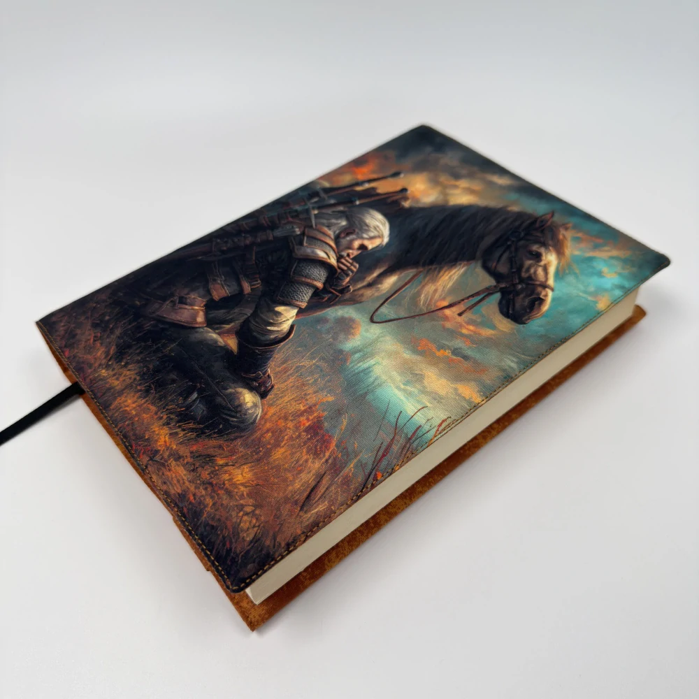 Zaklínač na cestě – fantasy obal na knihu, velikost M plus