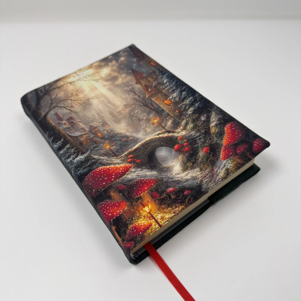 Hrad mezi muchomůrkami – fantasy obal na knihu, velikost M plus