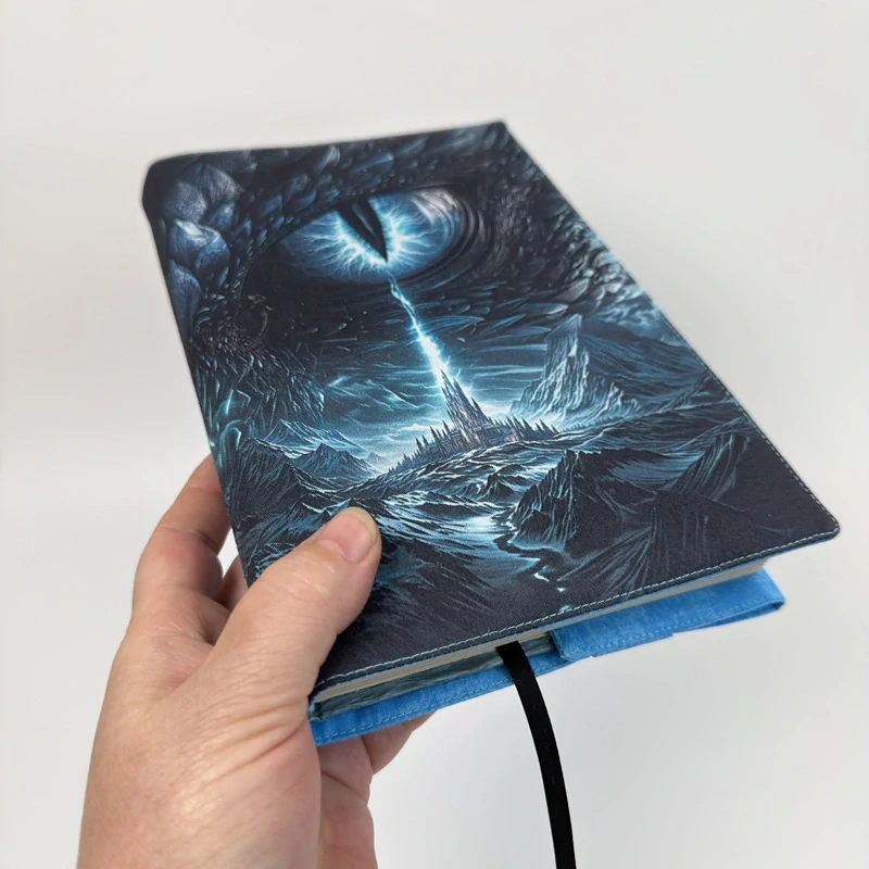 Látkový obal na knihu – Magické dračí oko, velikost L