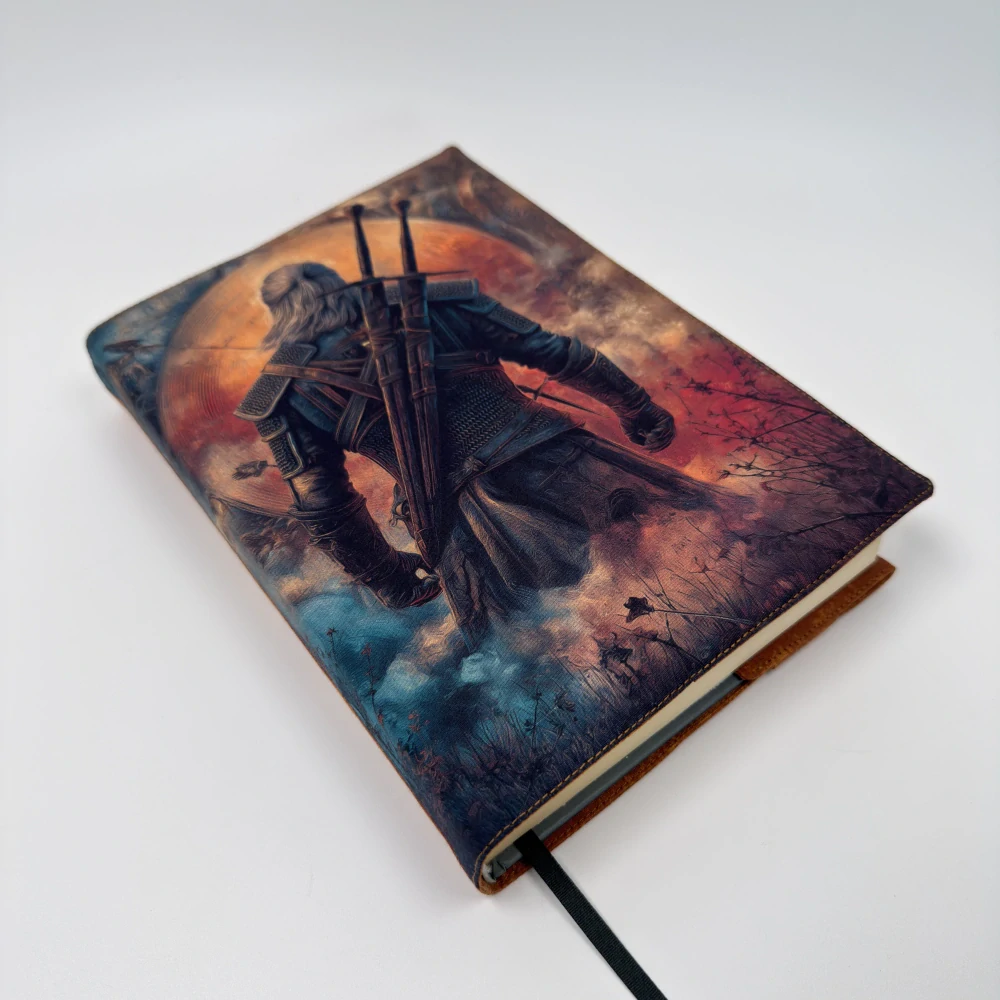 Lovec za úplňku – fantasy obal na knihu, velikost M plus