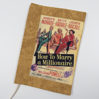 Látkový obal na knihu XL - How To Marry a Millionaire