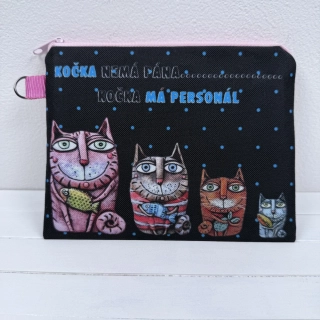 Kapsička Kočka nemá pána, kočka má personál