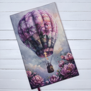 Obal na knihu XL - Rozkvetlý balón 