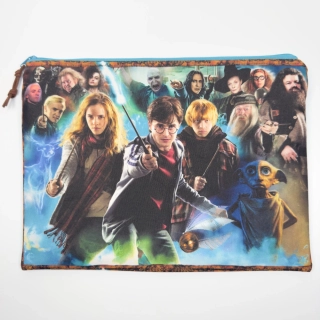 Kapsička na knihu či tablet – Harry Potter, modrá tyrkysová