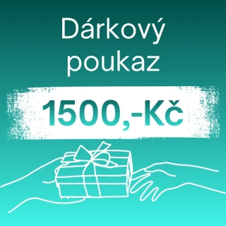 Dárkový poukaz v hodnotě 1500 Kč.