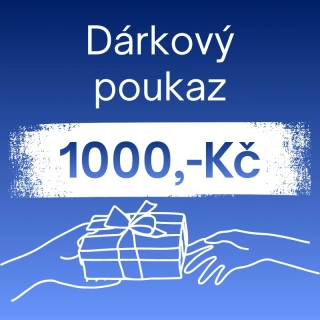 Dárkový poukaz v hodnotě 1000 Kč.
