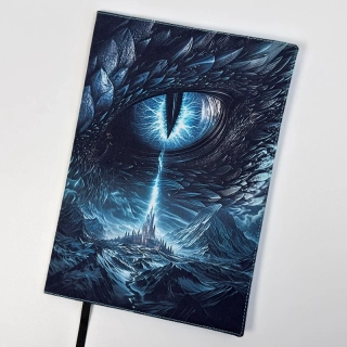 Látkový obal na knihu – Magické dračí oko, velikost L