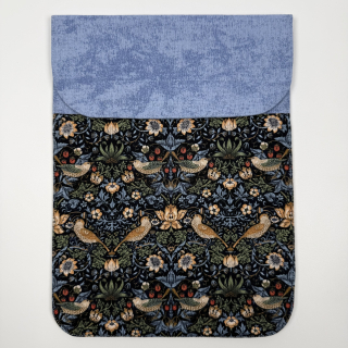 Pouzdro na tablet - ptáčci modrá (bavlna William Morris) II.